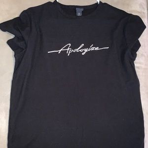H&M APOLOGIZE T-SHIRT